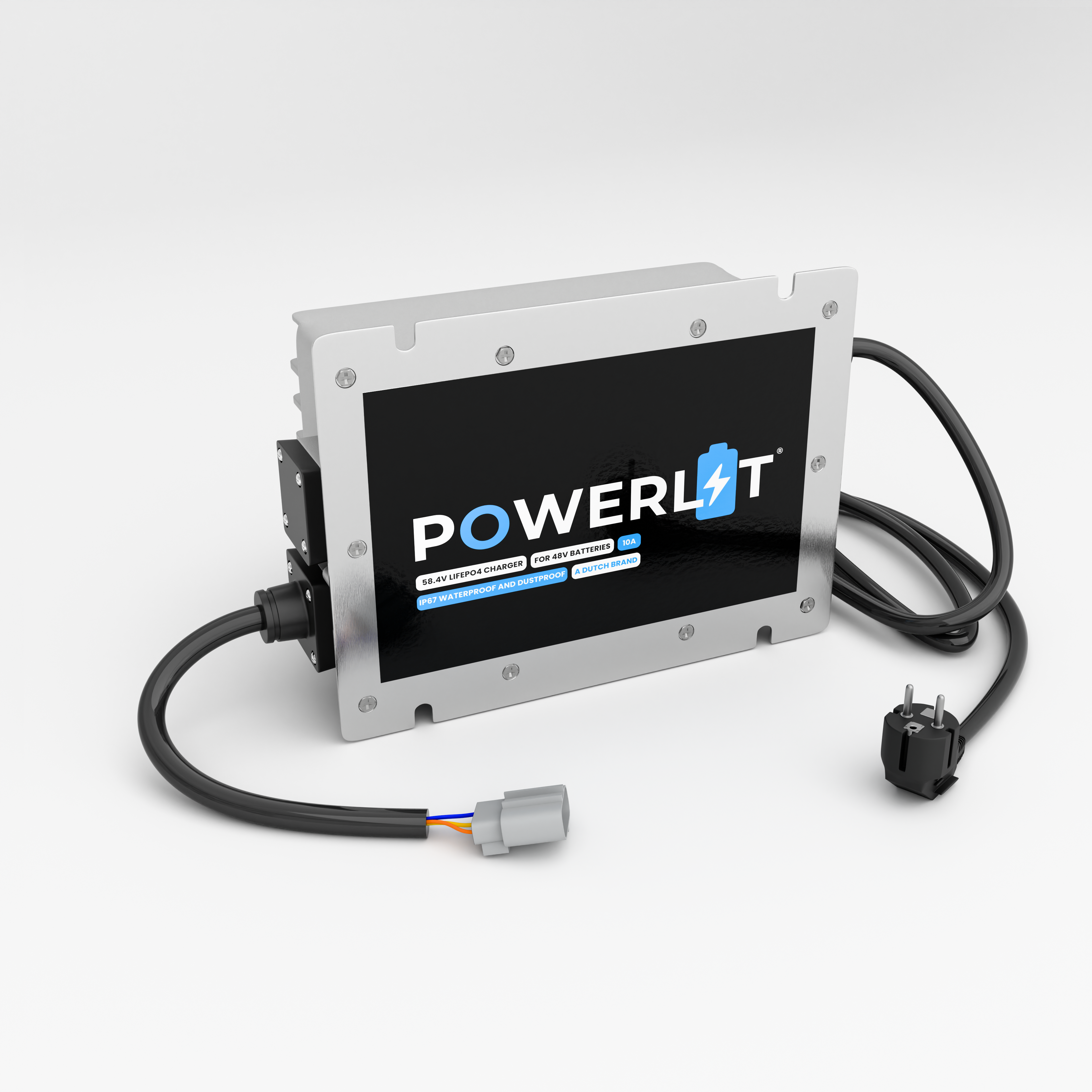 PWLC4810 - 48V 10A LFP IP67-lader