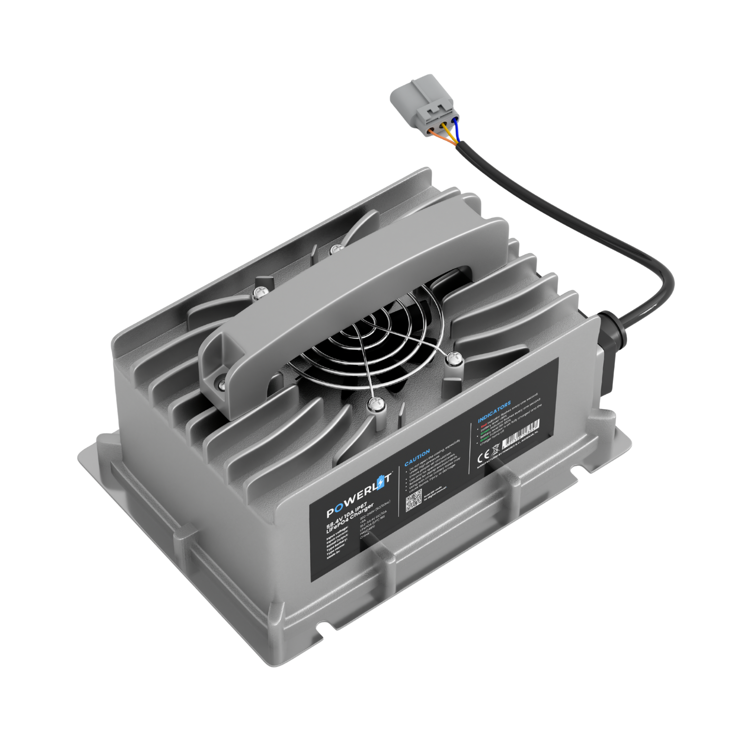 PWLC4810 - 48V 10A LFP IP67 Lader