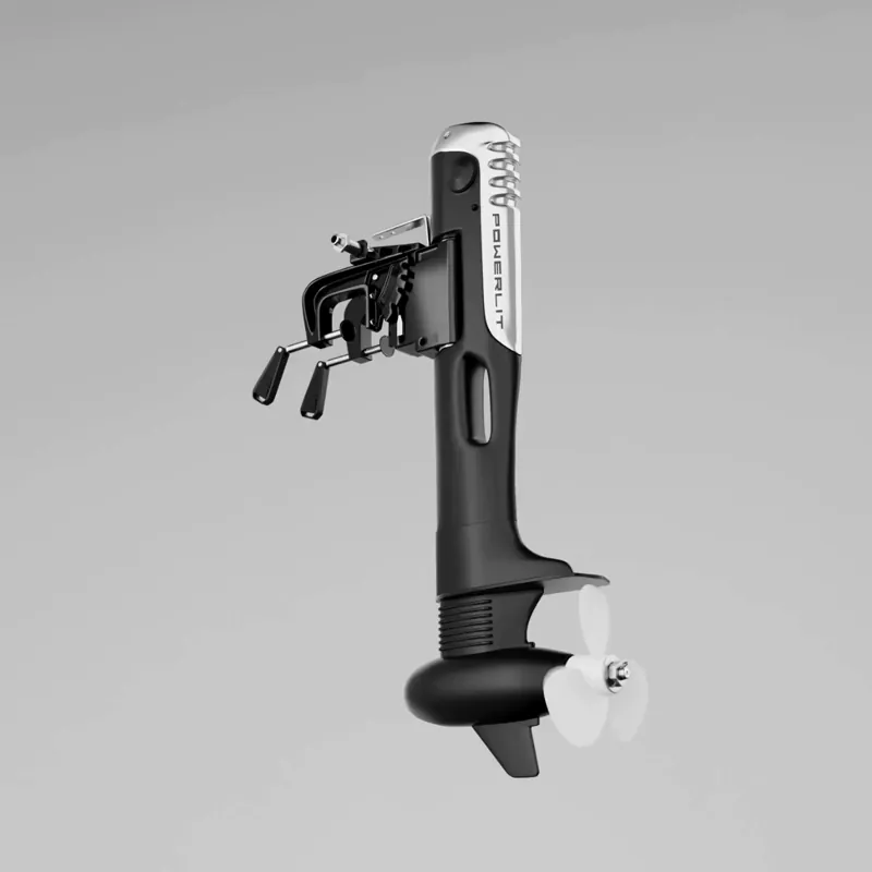 360 graden animatie van Powerlit PWLM483500R 48V 3500W elektrische buitenboord motor.