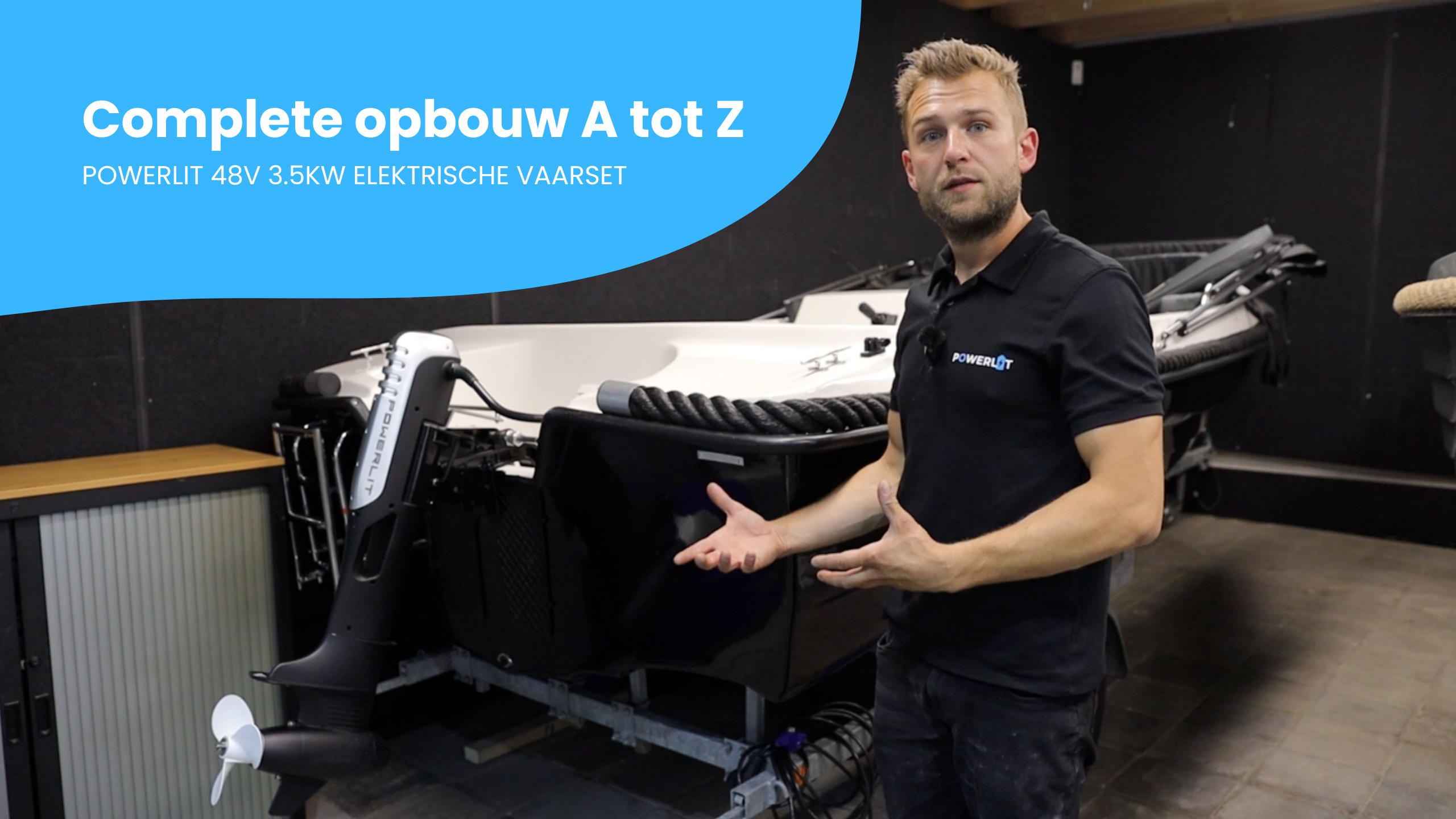 Video laden: Voleldige opbouw video van de Powerlit 48V vaarset